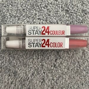 Maybelline Super Stay 24HR 2-Step Long-lasting Liquid Lipstick- 085 & 210